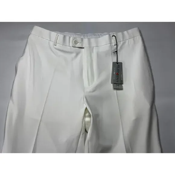 NWT Peter Millar Men's Raleigh Performance White Dress Pants - Size 34x31 - Picture 3 of 8
